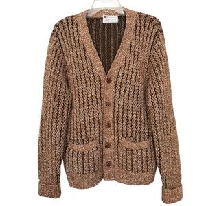 Vintage Brown Cardigan Sweater